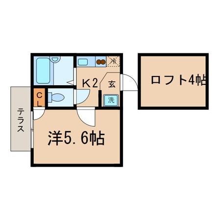 岸根公園駅 徒歩4分 1階の物件間取画像